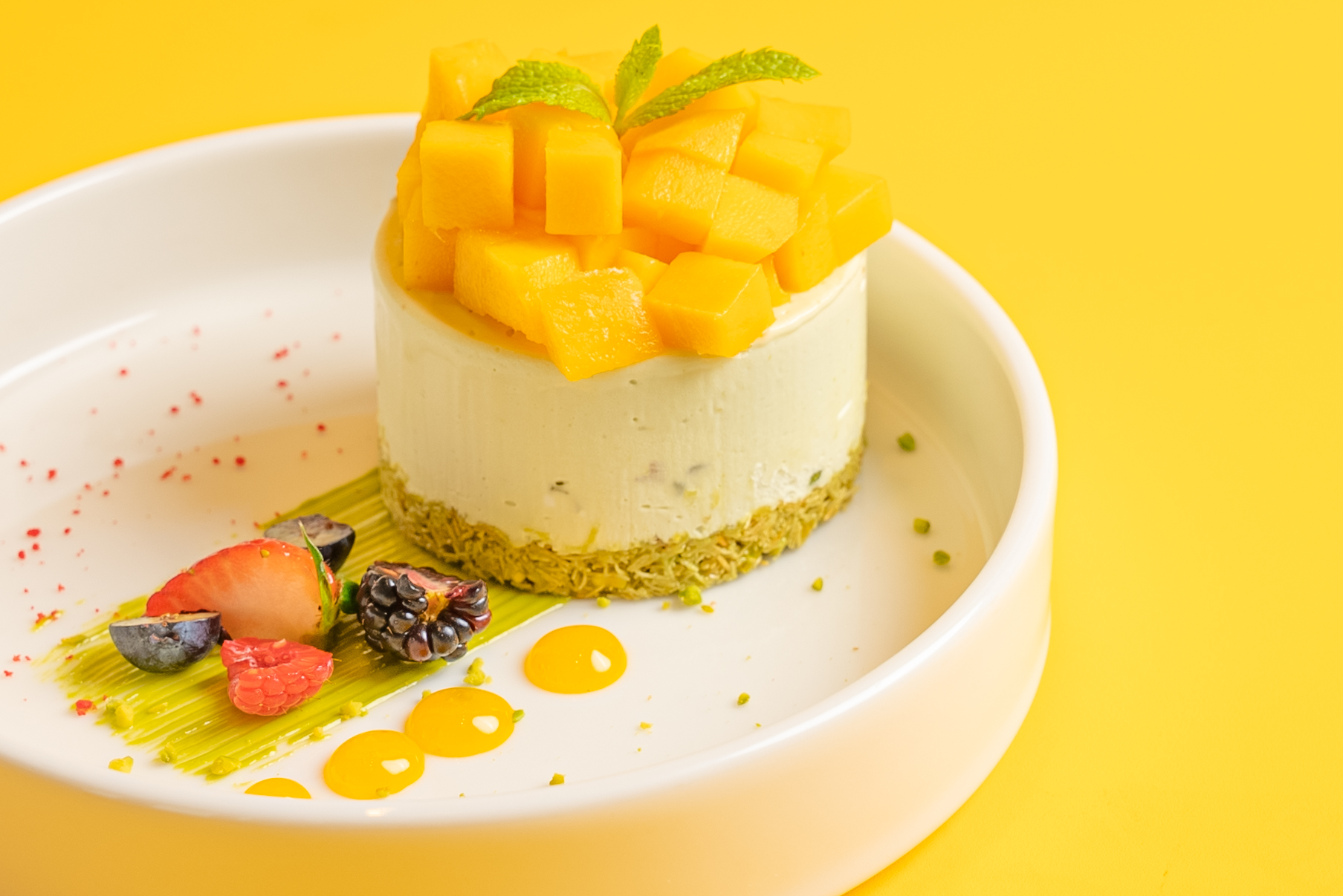 Mango Pistachio Kunafa