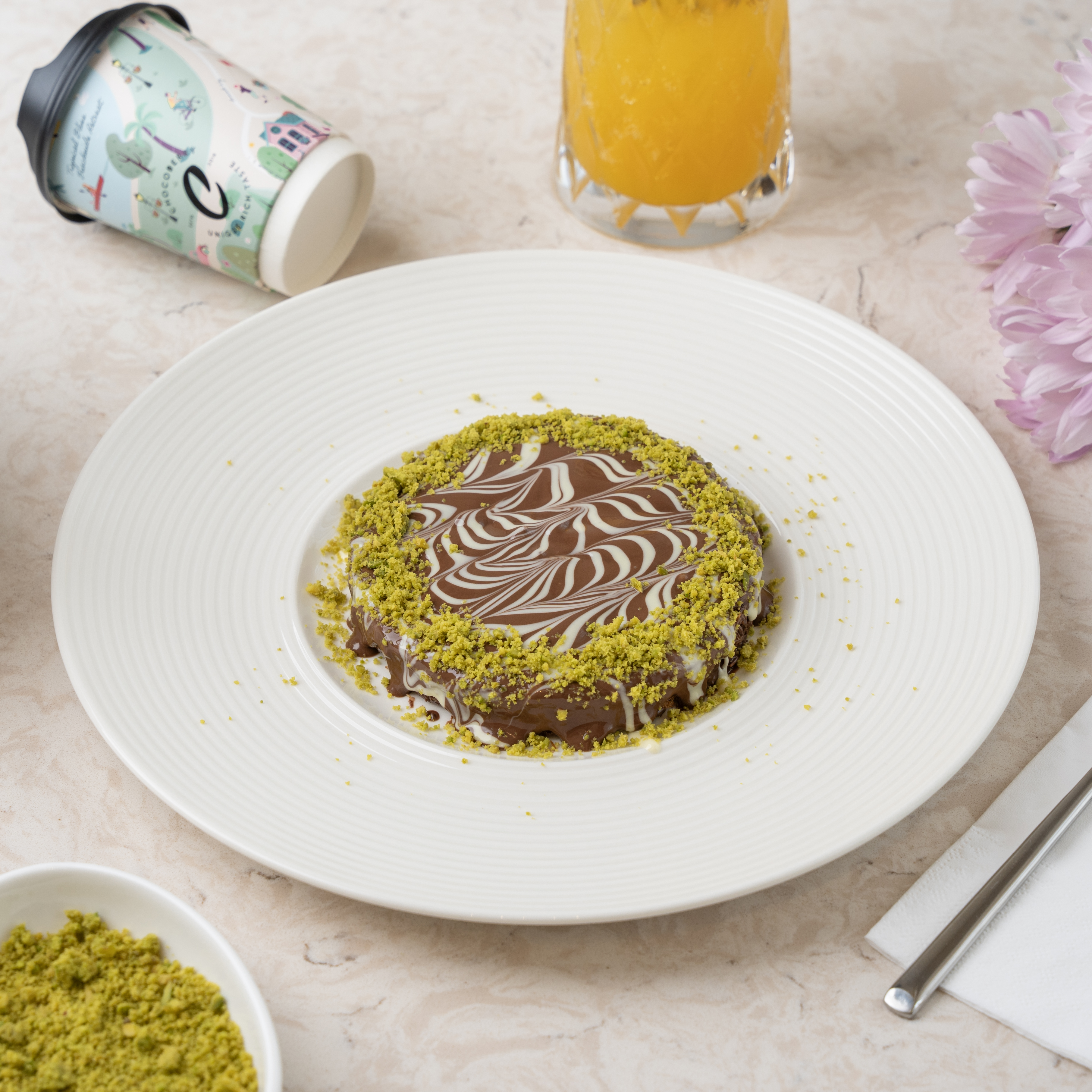Belgian Chocolate Kunafeh